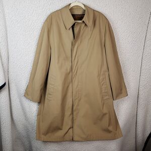 English Squire Trench Coat Mens 50 Beige Classiccore Old Money English Preppy